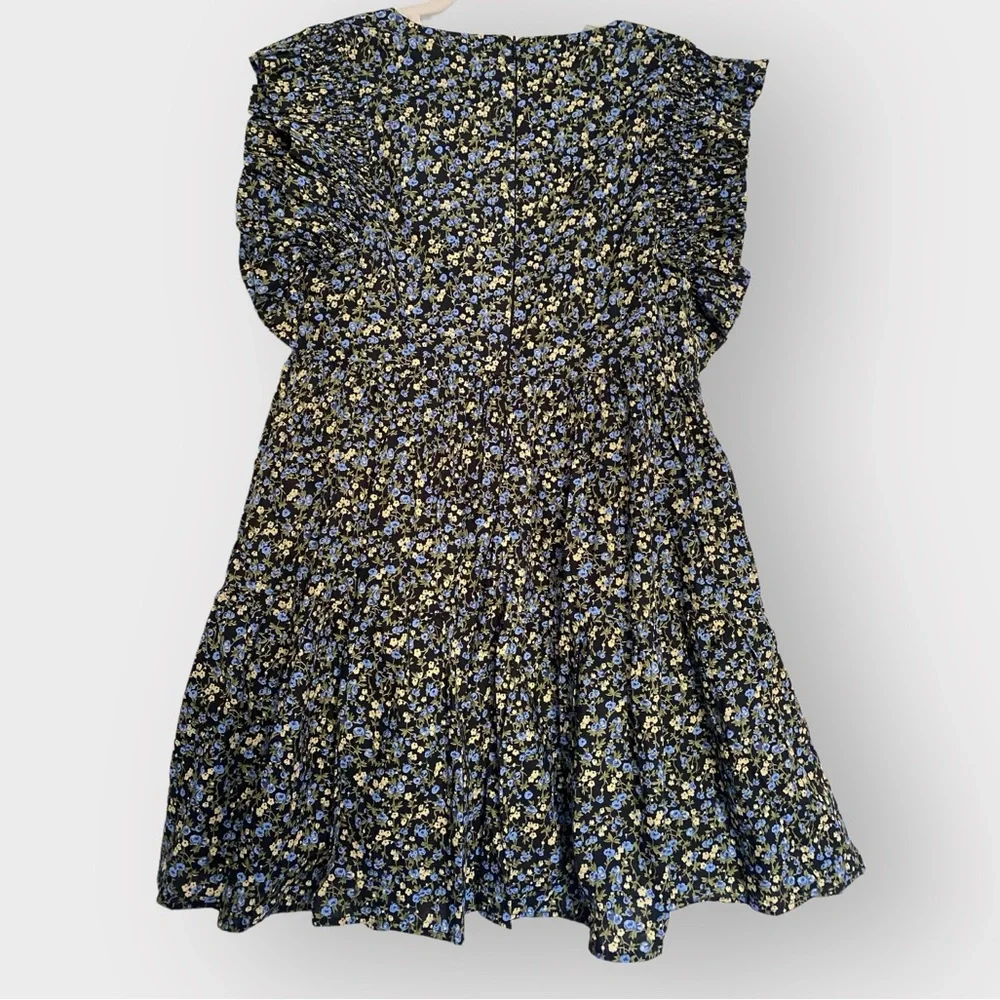 NWT English Factory Floral Ruffled Babydoll Dress | Medium - Picture 5 of 8